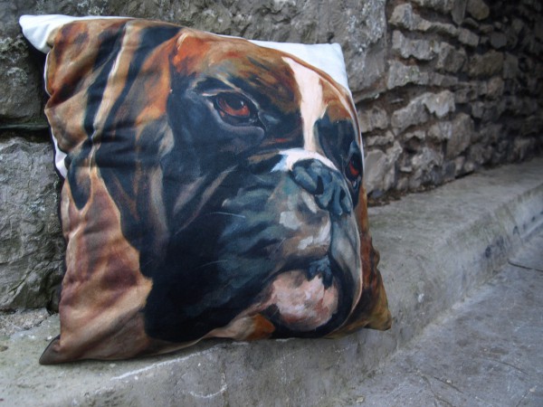 louis the bulldog cushion