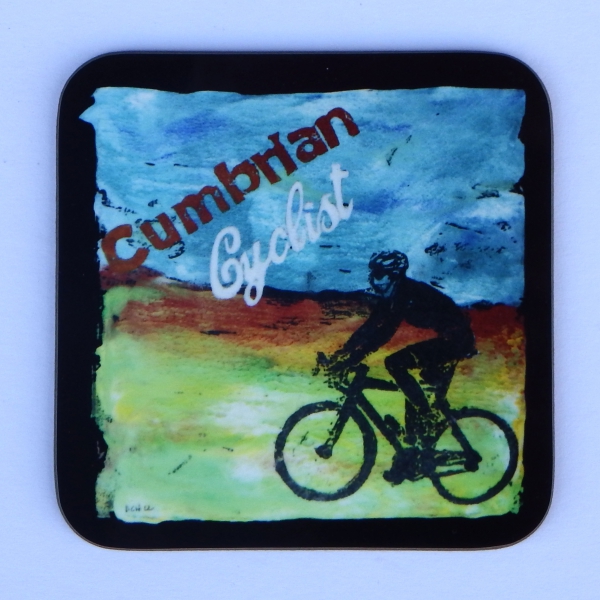 cumbrian cyclist  coaster