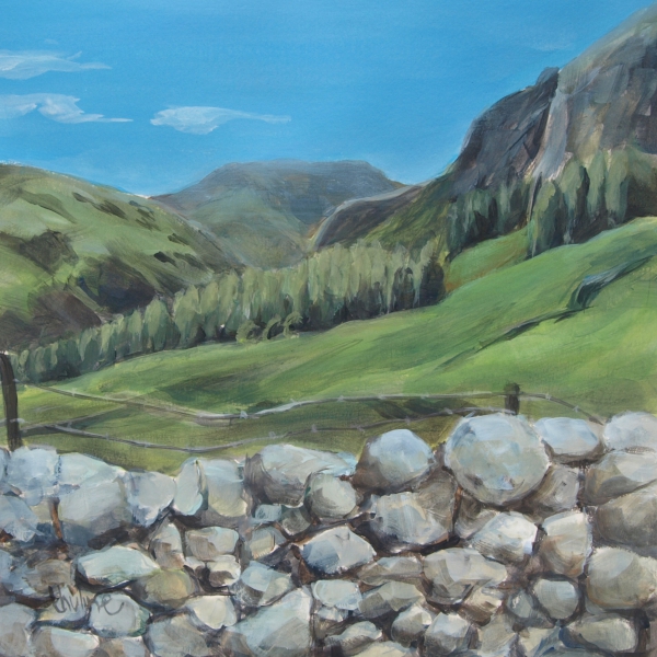 langdales 3 canvas print