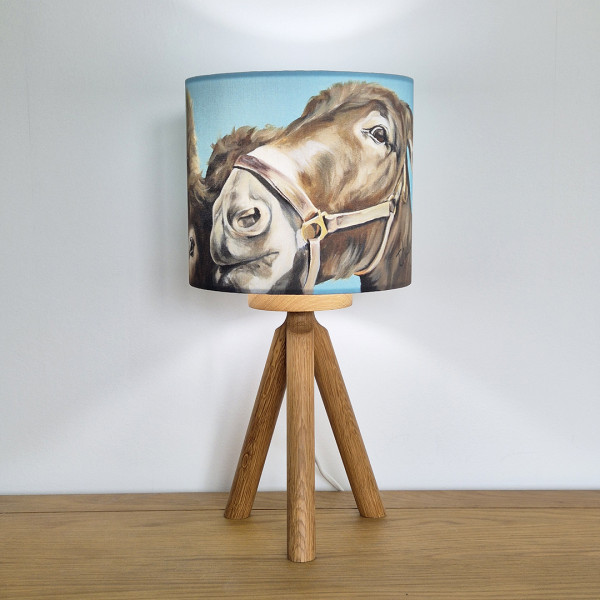 2 donkeys lampshade