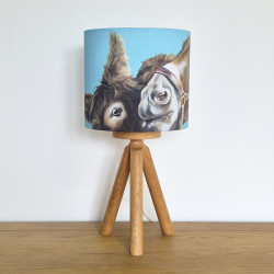 2 donkeys lampshade